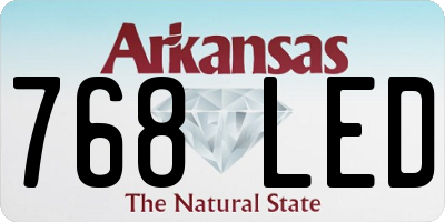 AR license plate 768LED