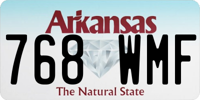 AR license plate 768WMF