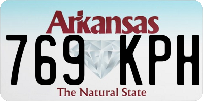 AR license plate 769KPH