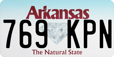 AR license plate 769KPN