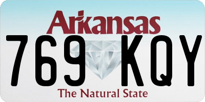 AR license plate 769KQY