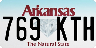 AR license plate 769KTH