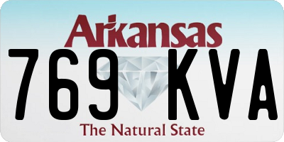 AR license plate 769KVA