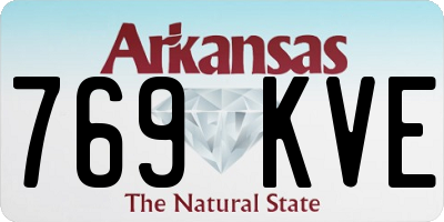 AR license plate 769KVE