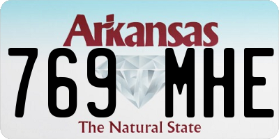 AR license plate 769MHE