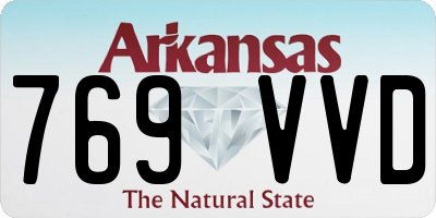 AR license plate 769VVD