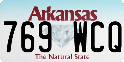 AR license plate 769WCQ