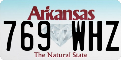 AR license plate 769WHZ