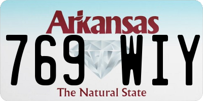 AR license plate 769WIY