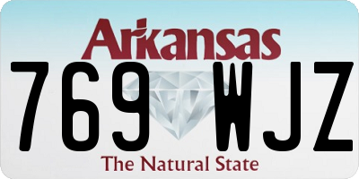 AR license plate 769WJZ