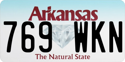 AR license plate 769WKN