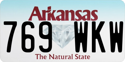 AR license plate 769WKW