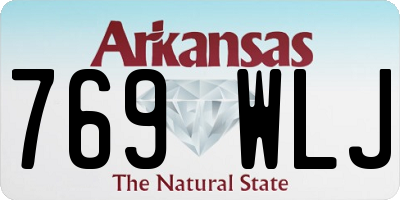 AR license plate 769WLJ