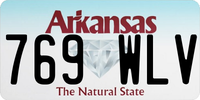 AR license plate 769WLV