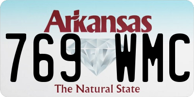 AR license plate 769WMC
