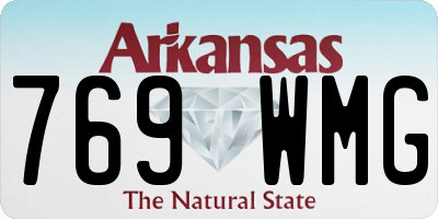 AR license plate 769WMG