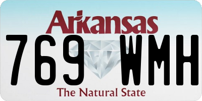 AR license plate 769WMH