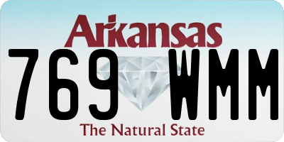 AR license plate 769WMM