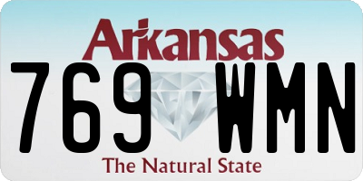 AR license plate 769WMN