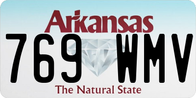 AR license plate 769WMV
