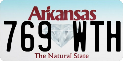 AR license plate 769WTH