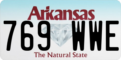 AR license plate 769WWE