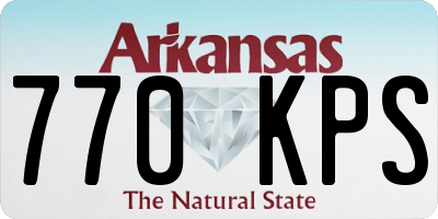 AR license plate 770KPS