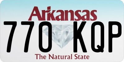 AR license plate 770KQP