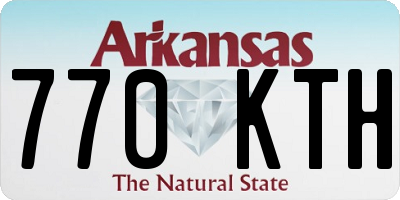 AR license plate 770KTH