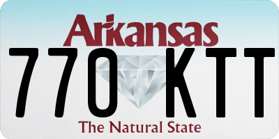 AR license plate 770KTT