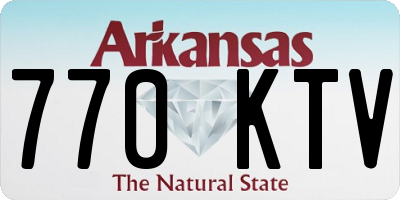 AR license plate 770KTV