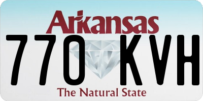 AR license plate 770KVH