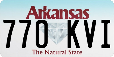 AR license plate 770KVI