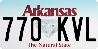 AR license plate 770KVL