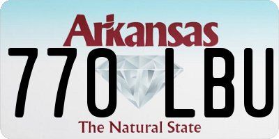 AR license plate 770LBU