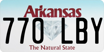 AR license plate 770LBY