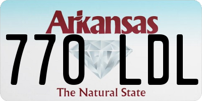 AR license plate 770LDL