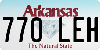 AR license plate 770LEH
