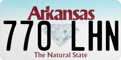 AR license plate 770LHN