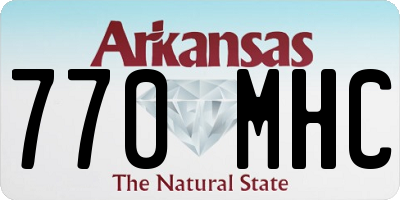 AR license plate 770MHC