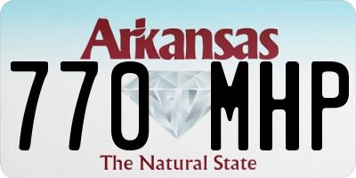 AR license plate 770MHP