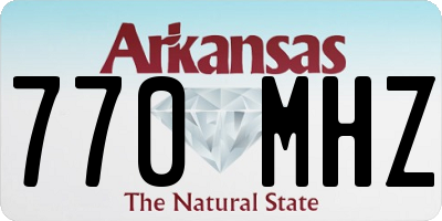 AR license plate 770MHZ