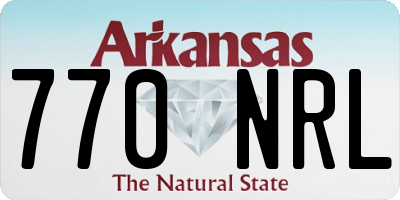 AR license plate 770NRL