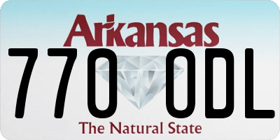 AR license plate 770ODL