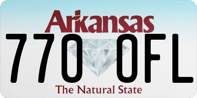 AR license plate 770OFL
