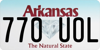 AR license plate 770UOL