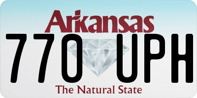 AR license plate 770UPH