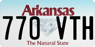AR license plate 770VTH