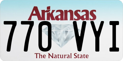AR license plate 770VYI