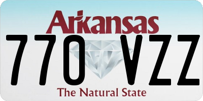 AR license plate 770VZZ
